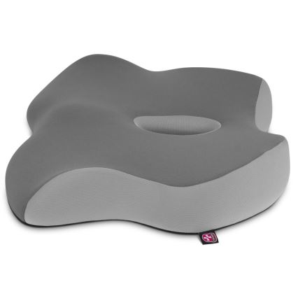 CONNECT IT CFH-5901-GY - Almofada de cadeira ergonómica cinzento