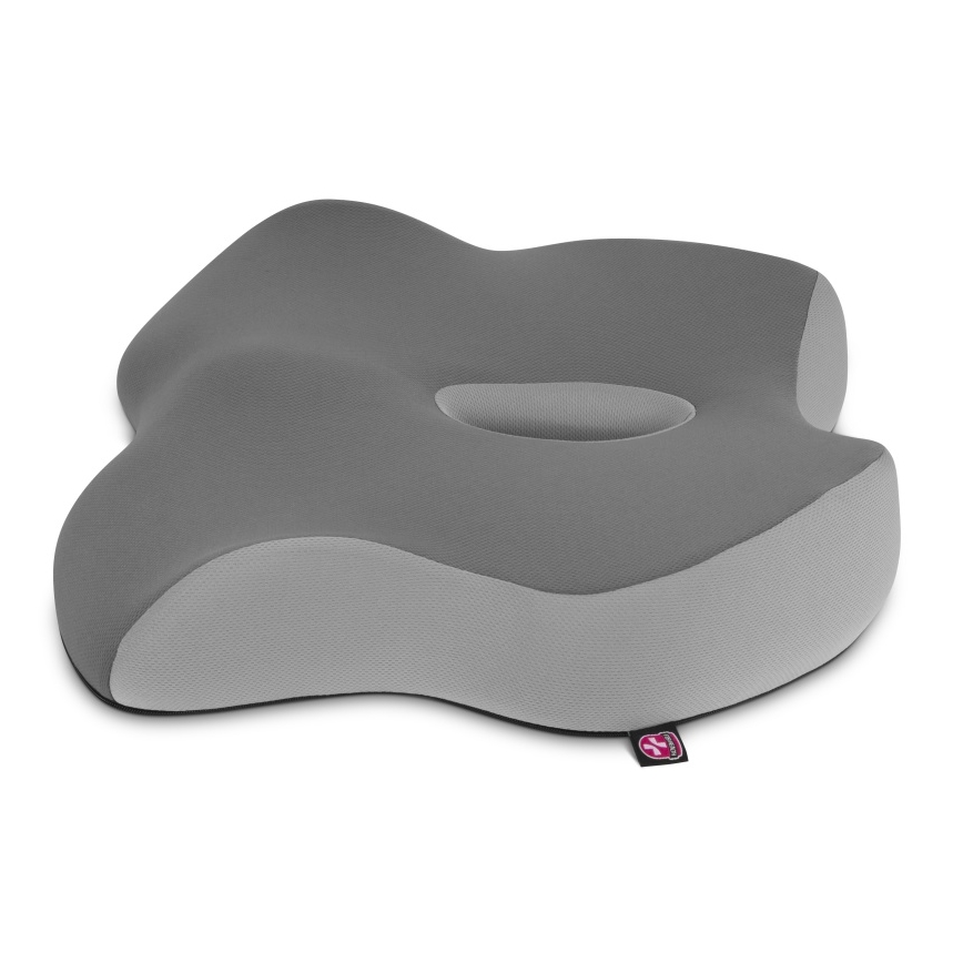 CONNECT IT CFH-5901-GY - Almofada de cadeira ergonómica cinzento