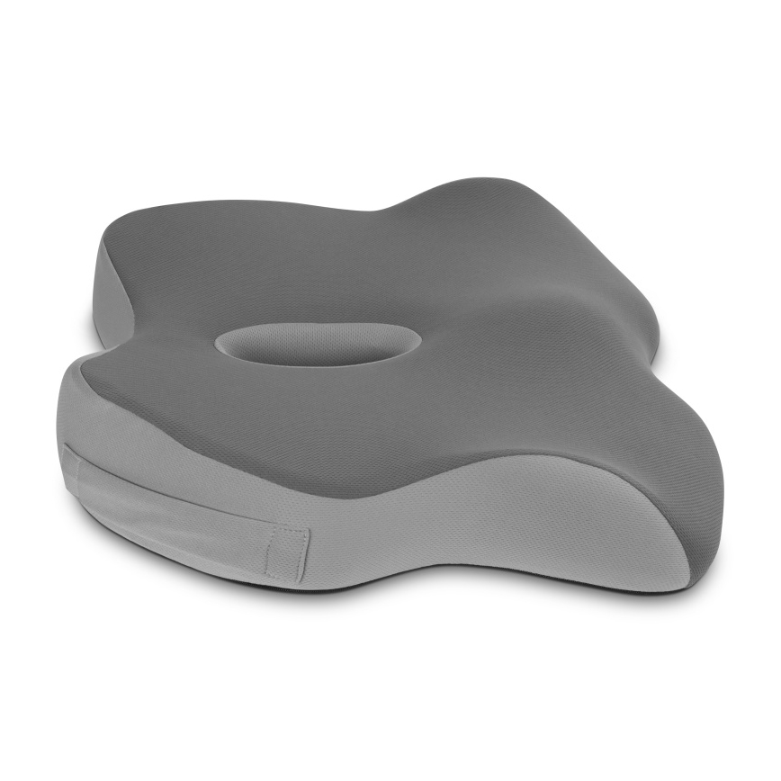 CONNECT IT CFH-5901-GY - Almofada de cadeira ergonómica cinzento