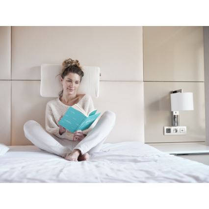 CONNECT IT CFH-6020-WH - Travesseiro anatômico Taurus branco