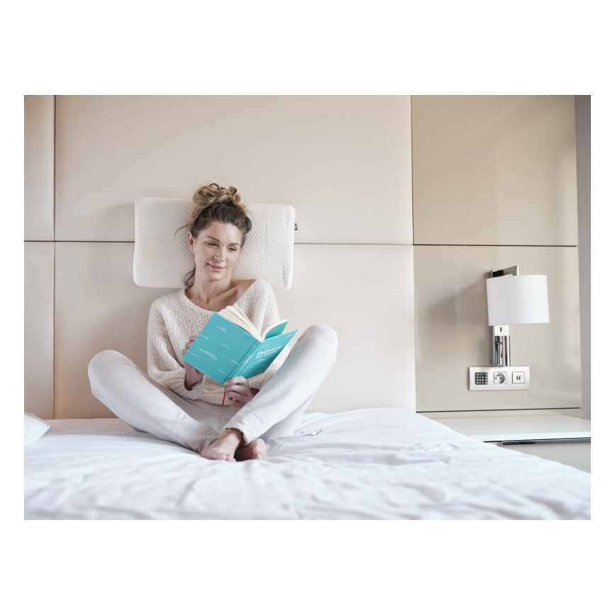 CONNECT IT CFH-6020-WH - Travesseiro anatômico Taurus branco