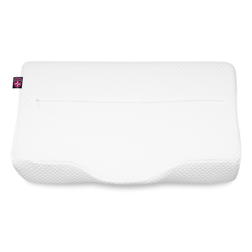 CONNECT IT CFH-6020-WH - Travesseiro anatômico Taurus branco