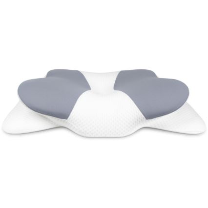 CONNECT IT CFH-6032-WH - Almofada anatômica Gemini branco/cinza