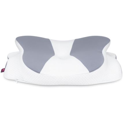 CONNECT IT CFH-6032-WH - Almofada anatômica Gemini branco/cinza