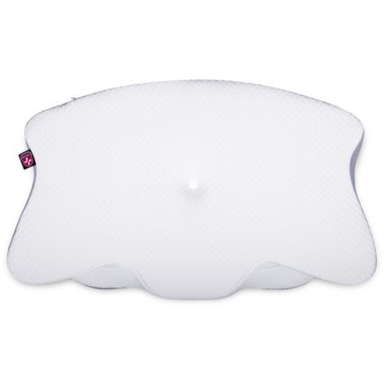 CONNECT IT CFH-6032-WH - Almofada anatômica Gemini branco/cinza