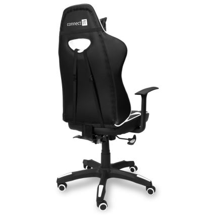 CONNECT IT CGC-0700-WH - Cadeira Gaming LeMans Pro preta/branca