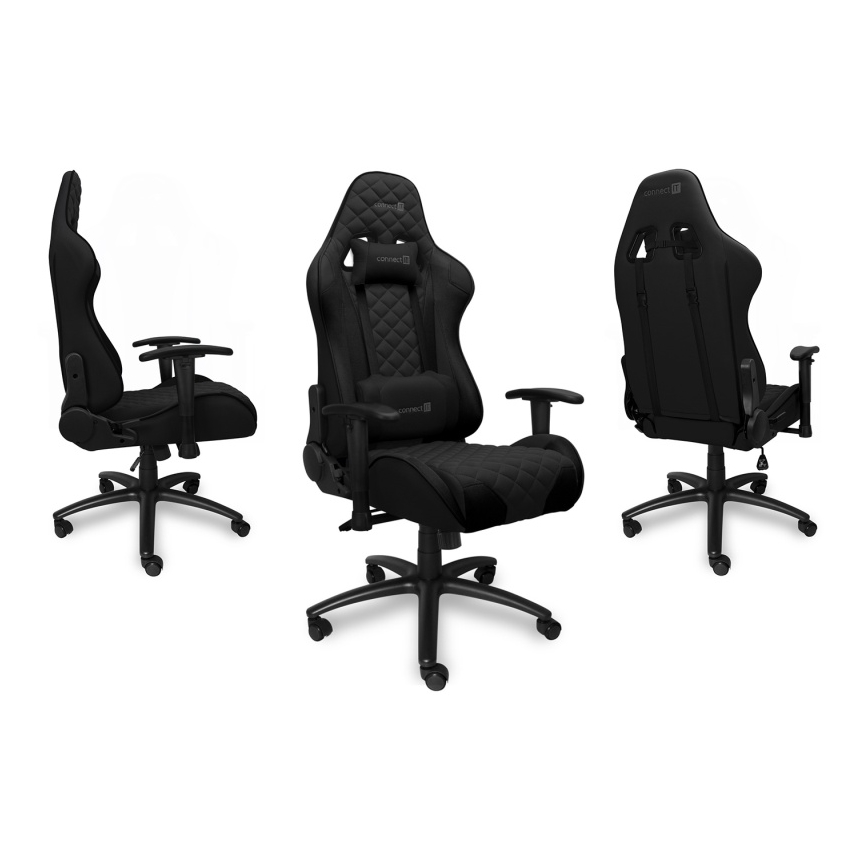 CONNECT IT CGC-1200-BK - Cadeira Gaming Monaco Pro preta