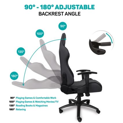 CONNECT IT CGC-1200-GY - Cadeira Gaming Monaco Pro Cinza/Preto