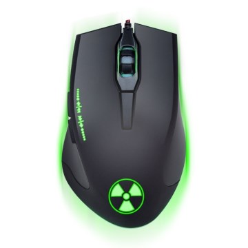 CONNECT IT CI-1128 - Rato LED para jogos com fios 1000/1200/1600/3200 DPI preto