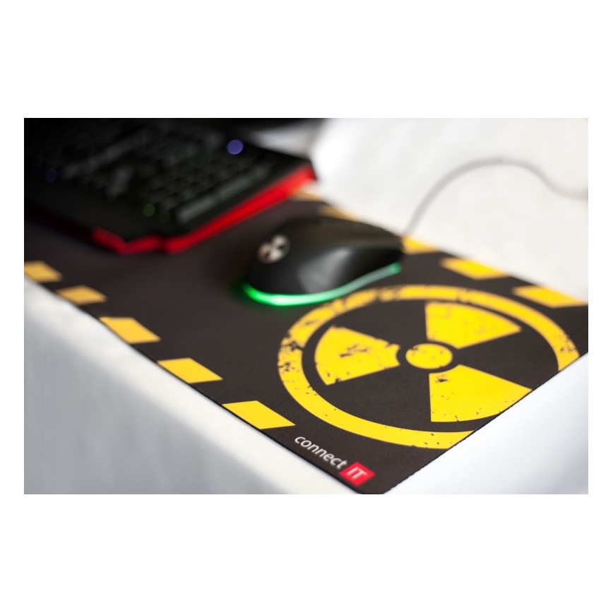 CONNECT IT CI-1128 - Rato LED para jogos com fios 1000/1200/1600/3200 DPI preto