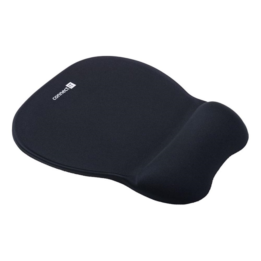 CONNECT IT CI-501 - Tapete de rato com apoio de pulso em espuma com memória