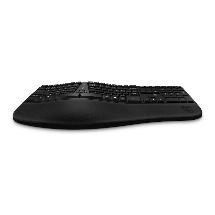 CONNECT IT CKB-2800-CS - Teclado ergonómico sem fios com localização CZ/SK preto