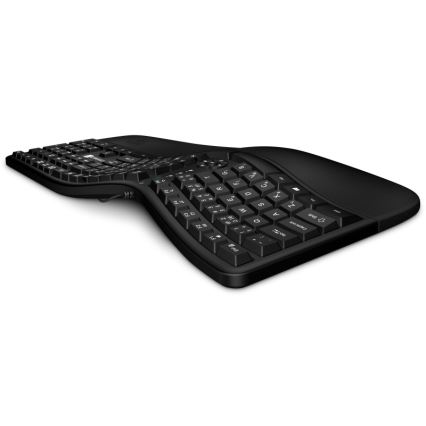 CONNECT IT CKB-2800-CS - Teclado ergonómico sem fios com localização CZ/SK preto