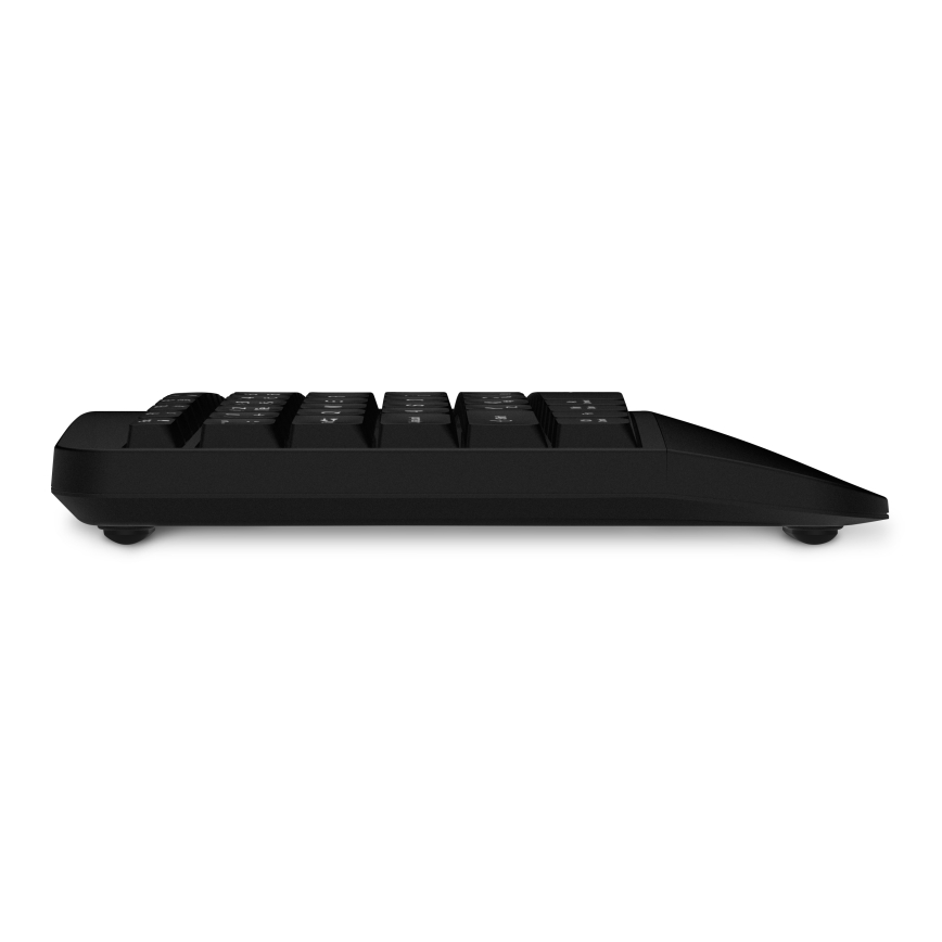 CONNECT IT CKM-6010-CS - Teclado e rato ergonómico sem fios 800/1200/1600/2400 DPI com localização CZ/SK 1xAA + 2xAAA preto