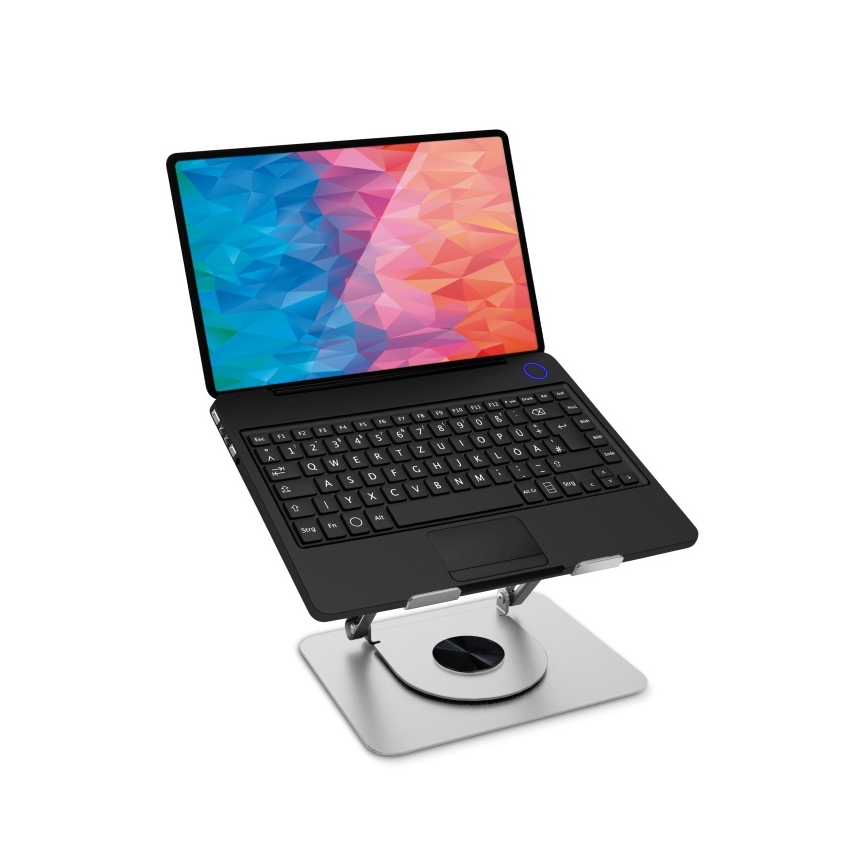 CONNECT IT CMF-2100-SL - Suporte rotativo para computador portátil prateado