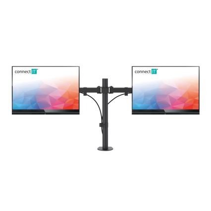 CONNECT IT CMF-3203-BK - Suporte universal para 2 monitores 13-32” preto