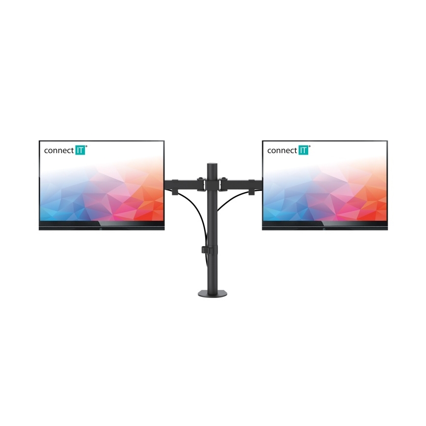 CONNECT IT CMF-3203-BK - Suporte universal para 2 monitores 13-32” preto