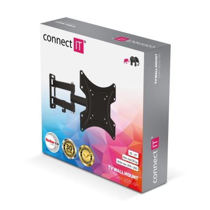CONNECT IT CMH-2012-BK - Suporte de parede para TV 13-37” preto