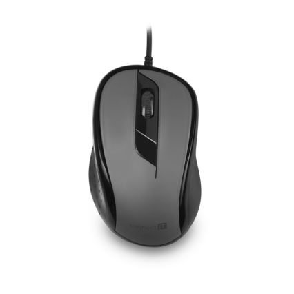 CONNECT IT CMO-1200-GY - Rato com fios 1000 DPI preto/cinzento