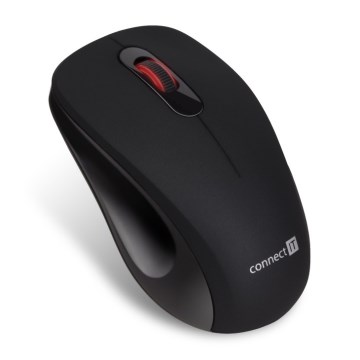 CONNECT IT CMO-2230-BK - Rato silencioso sem fios MUTE 1200 DPI 1xAA preto