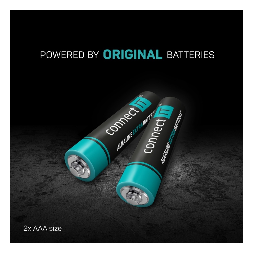 CONNECT IT CMO-2510-BK - Rato ergonómico sem fios Verti Wireless 800/1200/1600 DPI 2× pilhas AAA preto