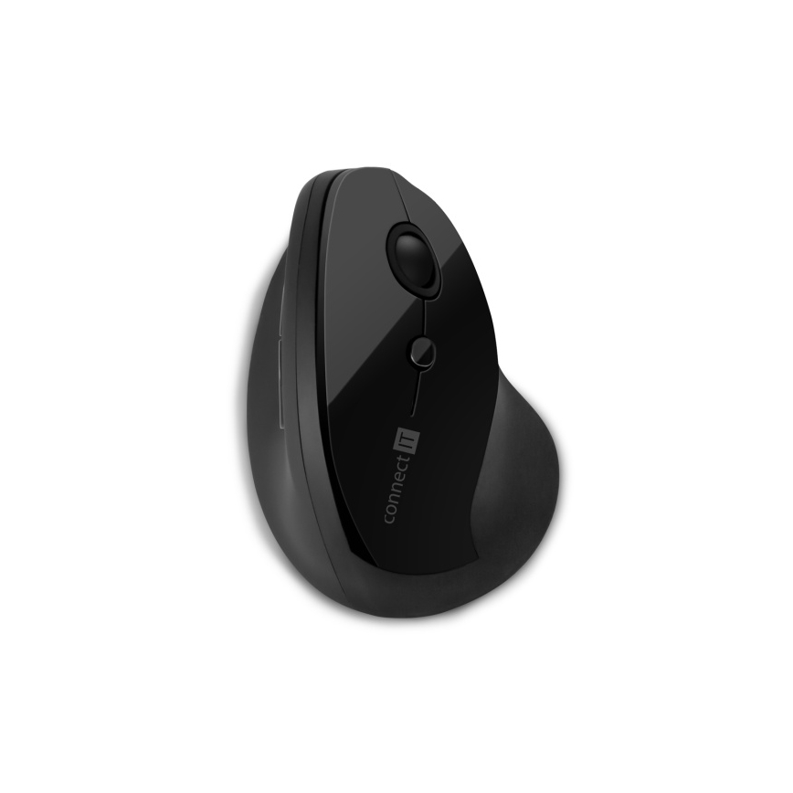 CONNECT IT CMO-2700-BK - Rato sem fios ergonómico 800/1200/1600 DPI 1xAA preto