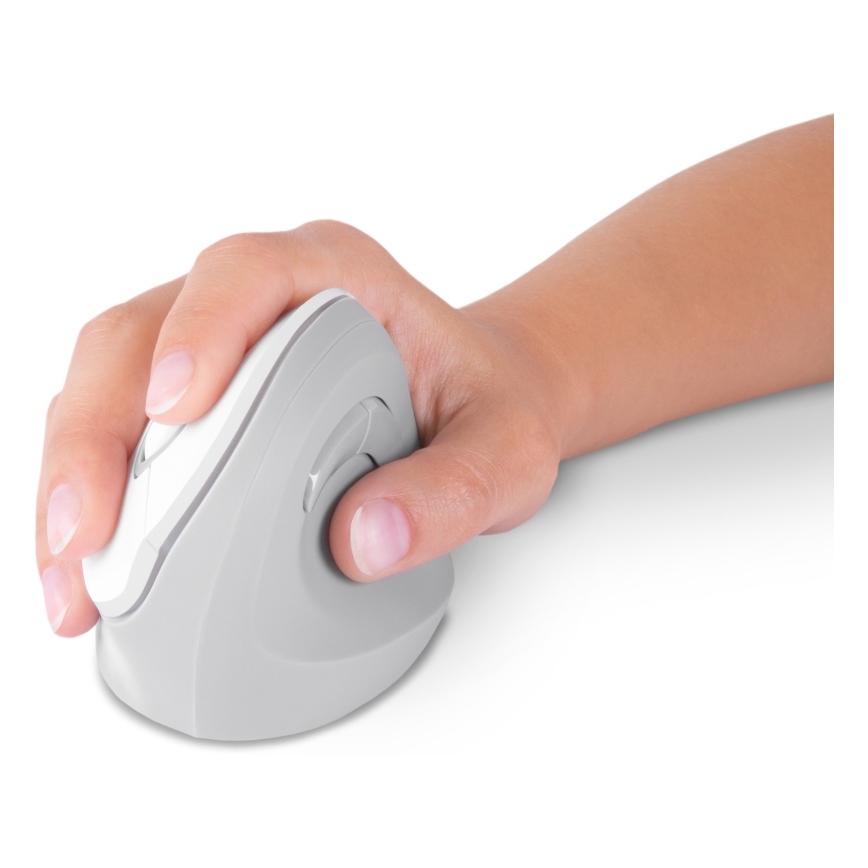 CONNECT IT CMO-2700-WH - Rato sem fios ergonómico 800/1200/1600 DPI 1xAA branco