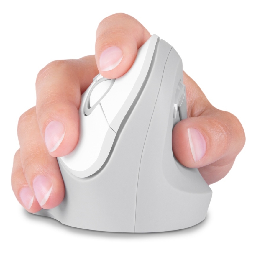 CONNECT IT CMO-2700-WH - Rato sem fios ergonómico 800/1200/1600 DPI 1xAA branco