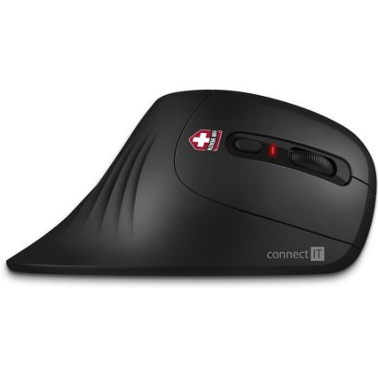 CONNECT IT CMO-2900-BK - Rato sem fios ergonómico 800/1200/1600 DPI 1xAA preto