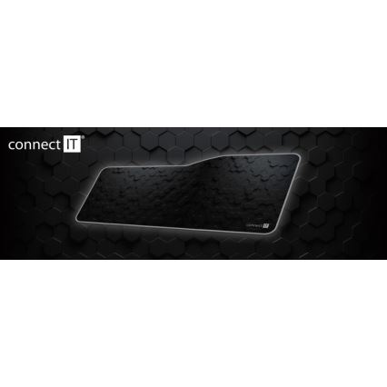CONNECT IT CMP-2000-XL - Tapete para teclado e rato 79,5x34,5 cm preto