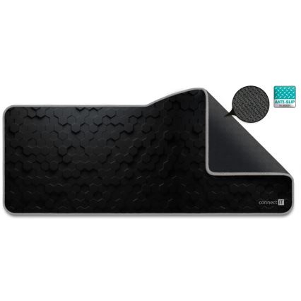 CONNECT IT CMP-2000-XL - Tapete para teclado e rato 79,5x34,5 cm preto