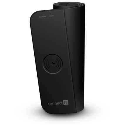 CONNECT IT CMP-2500-LG - Tapete para teclado e rato com Qi carregamento sem fios 80x30 cm preto
