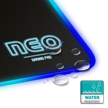 CONNECT IT CMP-3100-SM - Tapete de jogo LED RGB para rato 32x24,5 cm preto