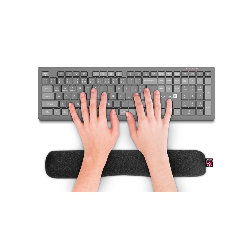 CONNECT IT CMP-4020-BK - Apoio para o pulso com enchimento de esferas