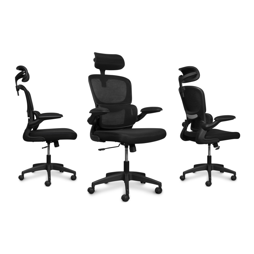 CONNECT IT COC-2500-BK - Cadeira de escritório ForHealth DeltaPro preta