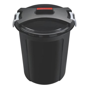 Contentor de lixo HEIDRUN 46 l preto