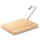 Continenta C3028 - Tábua de cortar queijo de cozinha 24x17,5 cm borracha de figueira