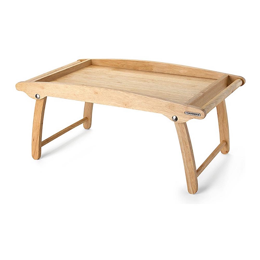 Continenta C3061 - Tabuleiro para cama 61x35 cm borracha figueira