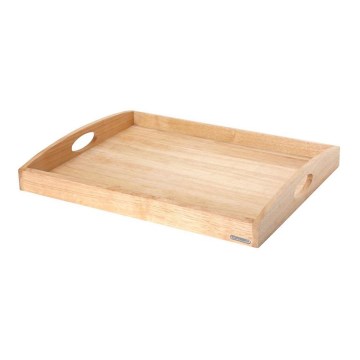 Continenta C3109 - Bandeja de serviço 54x42 cm borracha de figueira
