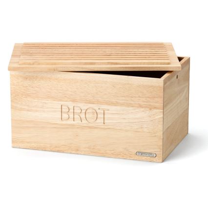 Continenta C3141 - Caixa de pão 34,5x23 cm borracha de figueira