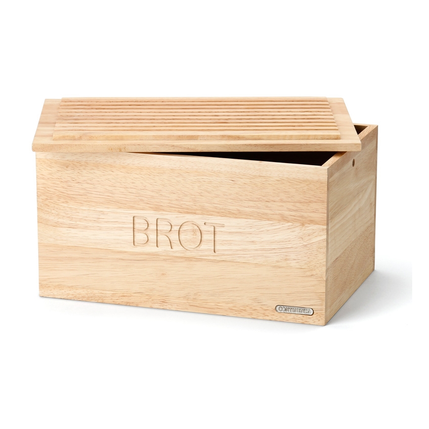 Continenta C3141 - Caixa de pão 34,5x23 cm borracha de figueira