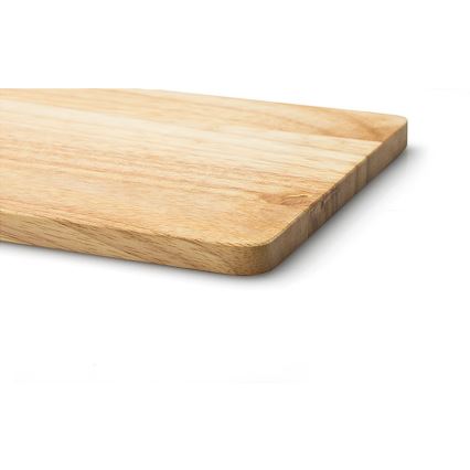 Continenta C3255 - Tábua de cortar de cozinha 29x18,5 cm de borracha de figueira