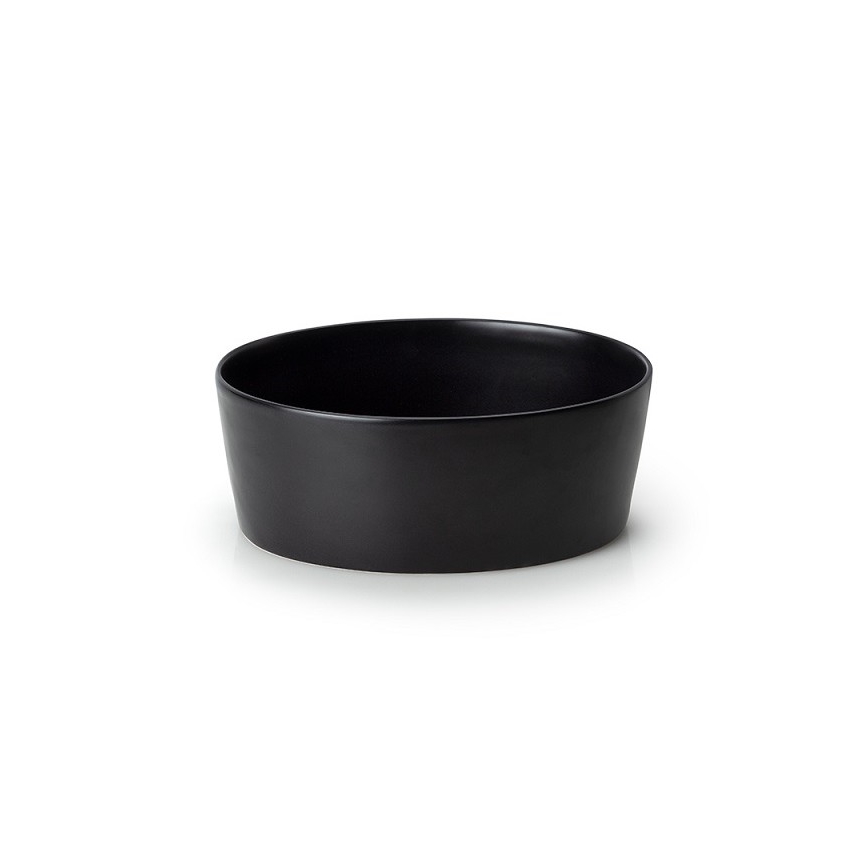 Continenta C3731 - Caixa para pão com tampa 27x20 cm preto/madeira de seringueira