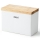Continenta C3927 - Caixa para alimentos em cerâmica com tampa 20x10x14,5 cm borracha de figueira