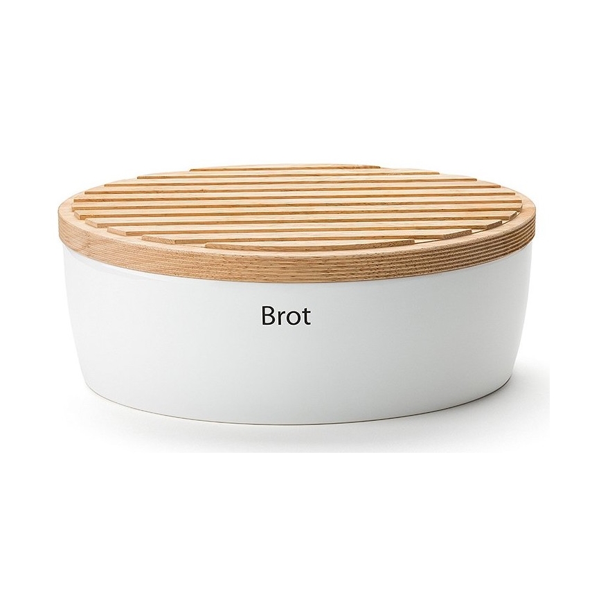 Continenta C3930 - Caixa de pão 13,5x30 cm branco/ bege