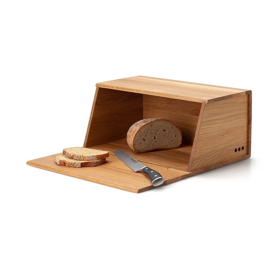 Continenta C4160 - Caixote do pão 18,5x40 cm carvalho