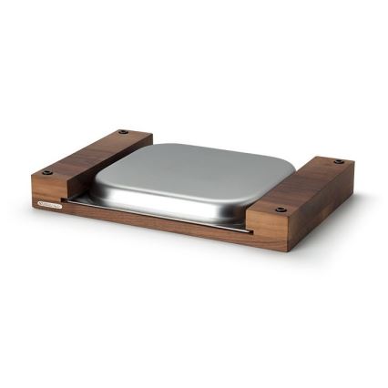 Continenta C4211 - Tábua de cortar de cozinha com tigela 48x32,5 cm nogueira