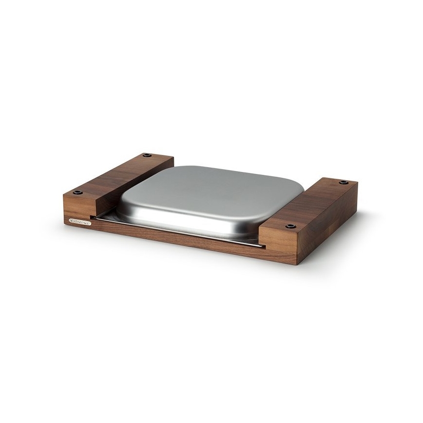 Continenta C4211 - Tábua de cortar de cozinha com tigela 48x32,5 cm nogueira