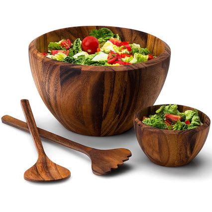 Continenta C4841 - Talheres para salada 36 cm acácia