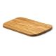 Continenta C4990 - Tábua de cortar pão de cozinha 37x25 cm madeira de oliveira